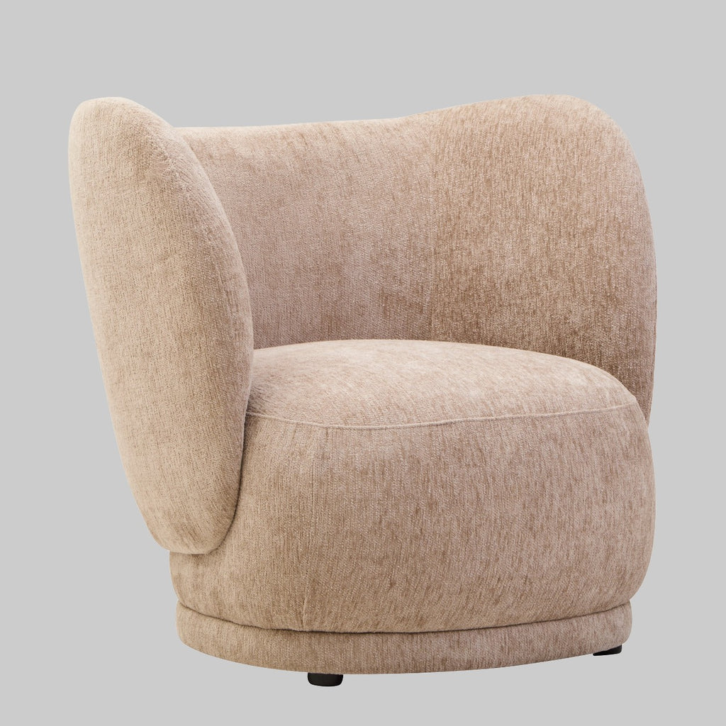 KEFINO Beige Armchair View from front