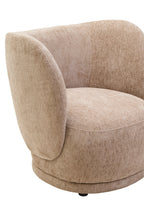 Beige armchair on a white background