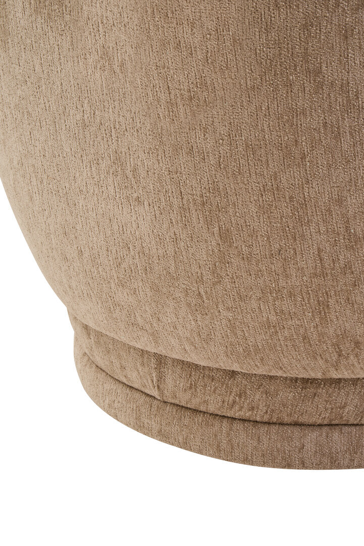 Close-up of a beige fabric texture on a white background