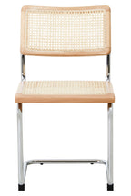 Cesca-like Cantilever Rattan Dining Chair on white background