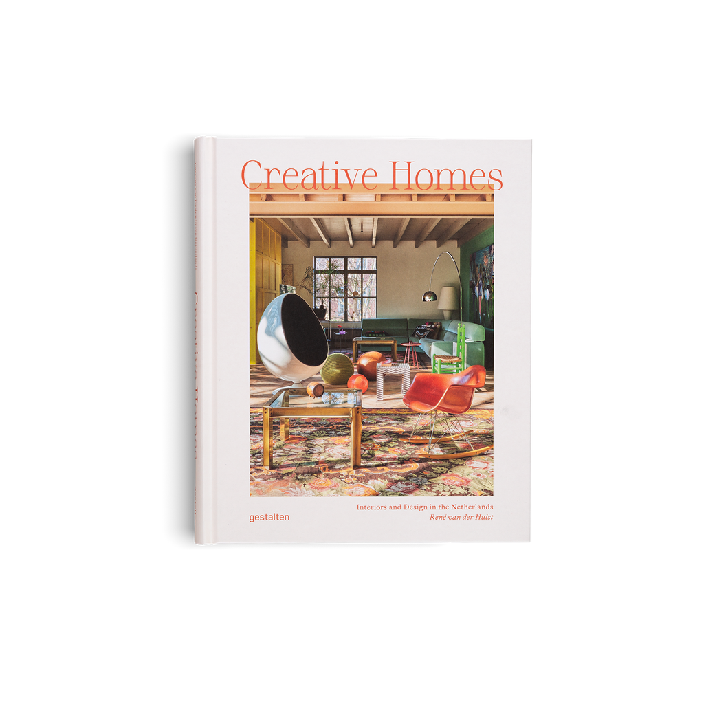 Book titled 'Creative Homes' with an interior design image on the cover.