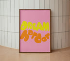Dream harder poster in large wooden frame