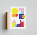 Geometric Poster without Frame