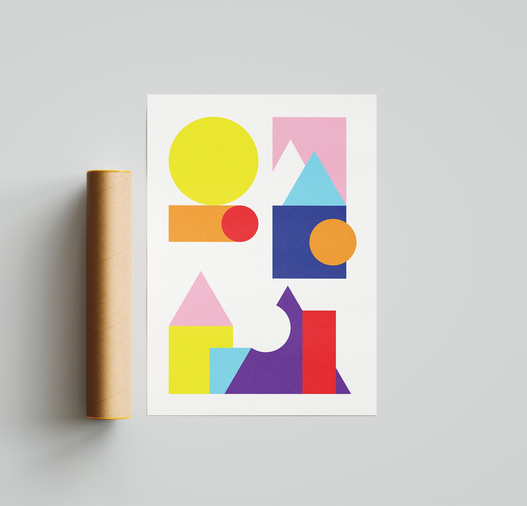Geometric Poster without Frame