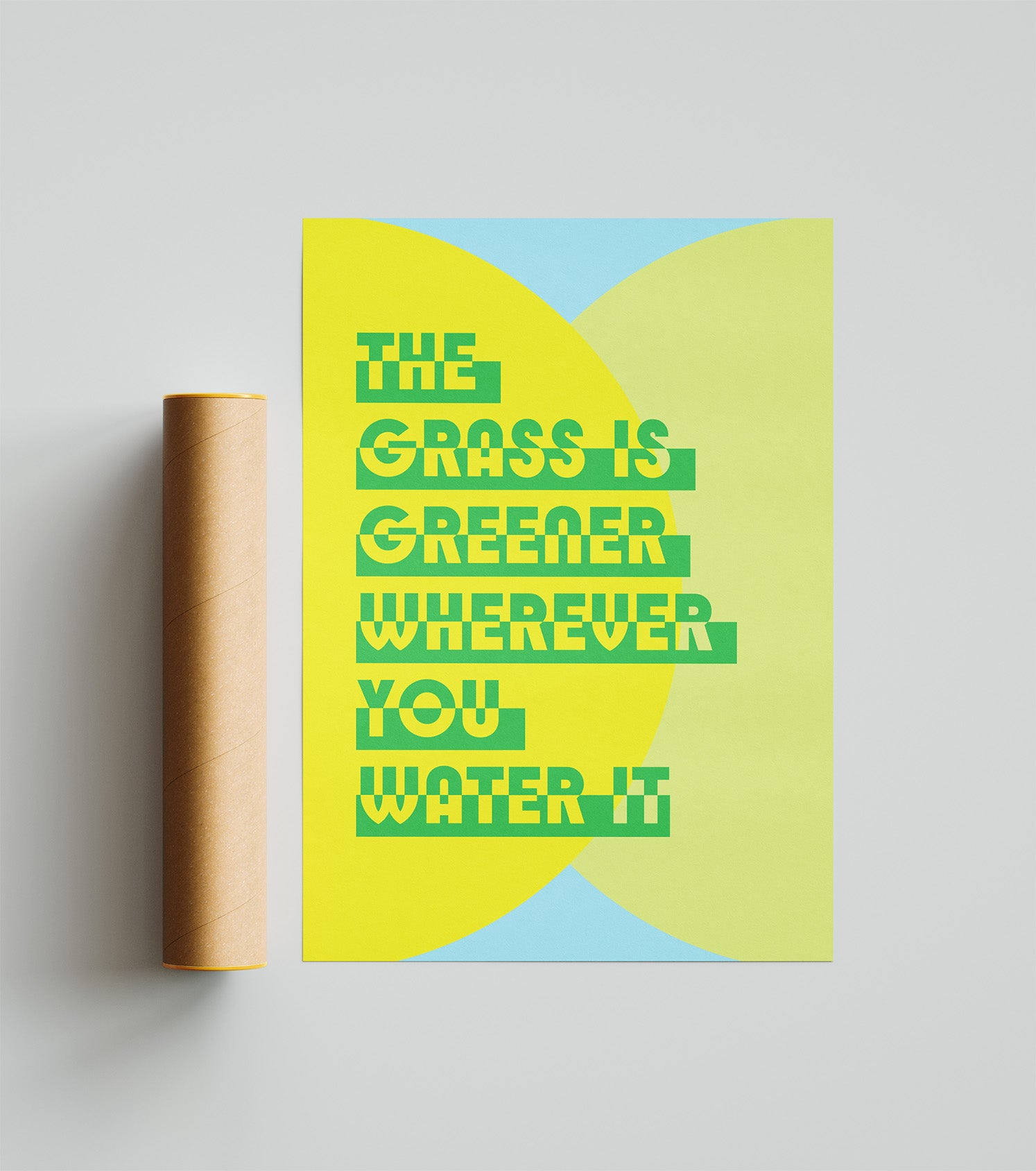 Grass is Greener Poster no Frame