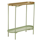 Green Gold Side Table on white background