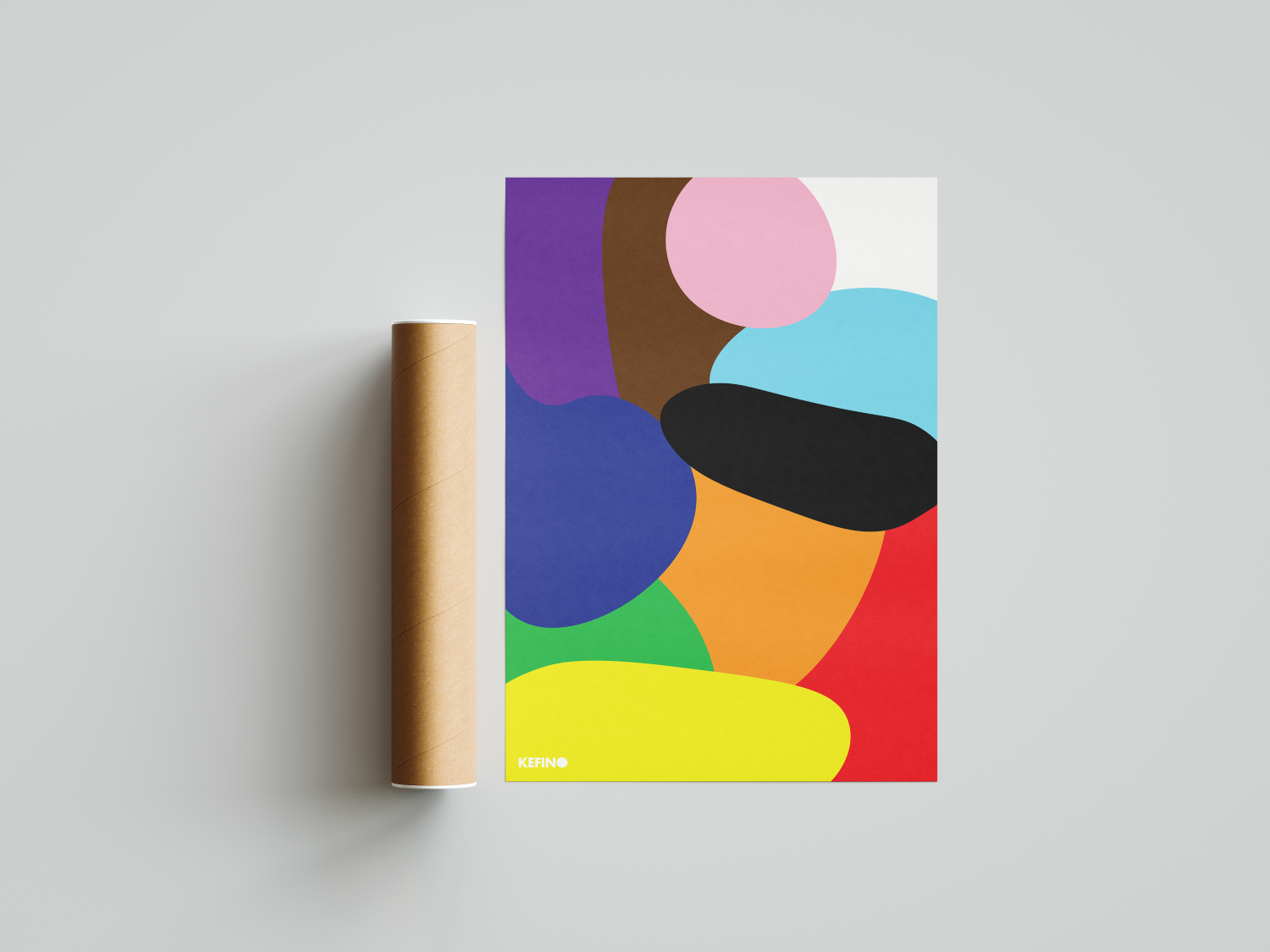 Humanity Rainbow Poster without Frame