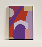 Mi Casa Poster in Black Frame