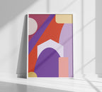 Mi Casa Poster in white frame