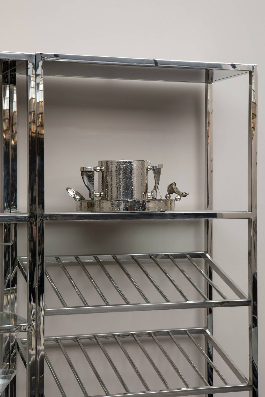 Piermount Bar Shelf Unit with decor