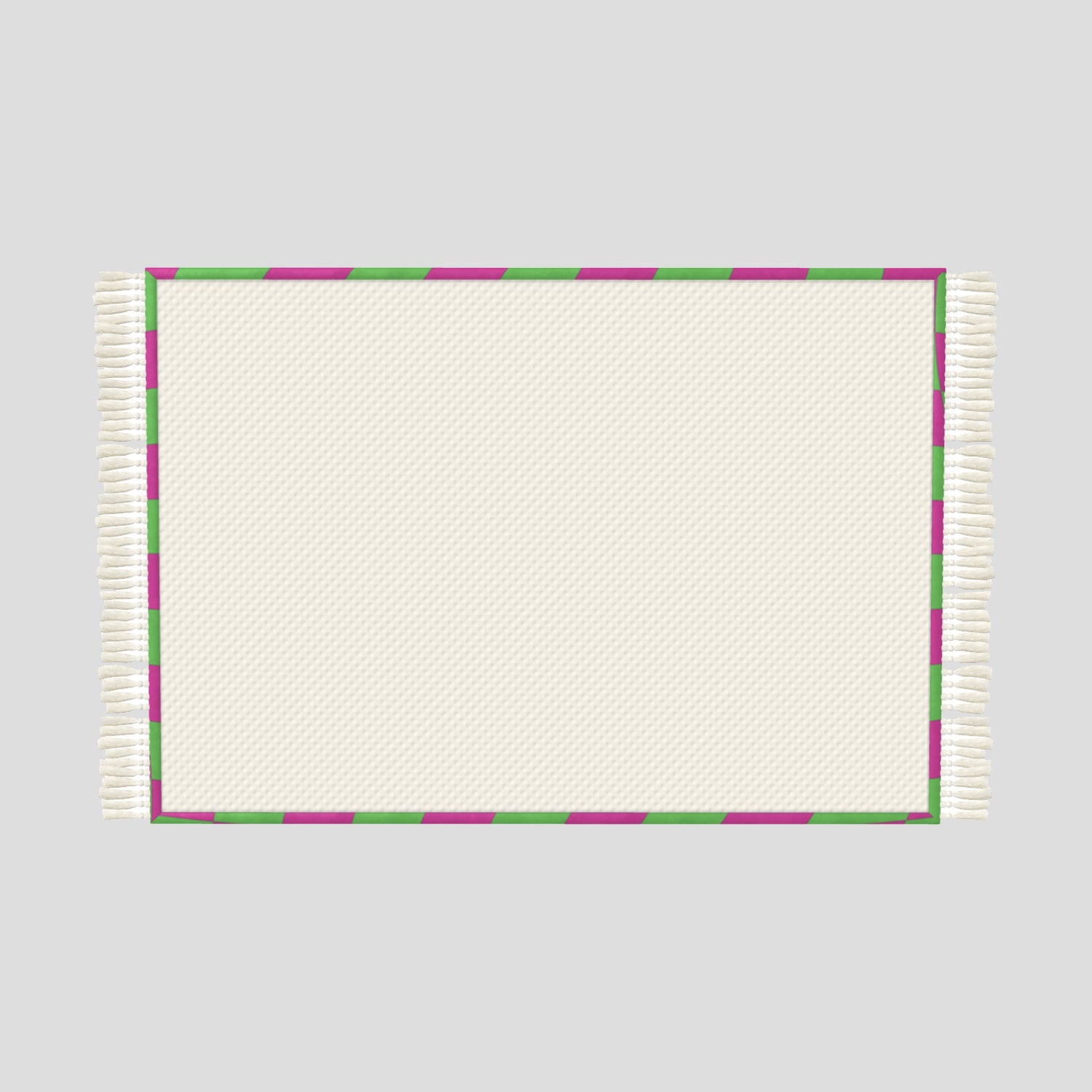 Pink and Green Rug − small
