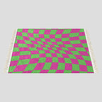 Pink and Green Rug − small