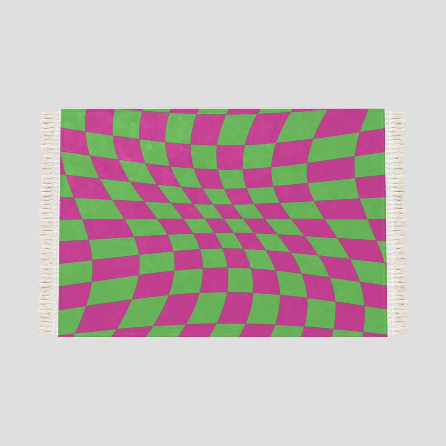Pink and Green Rug − small