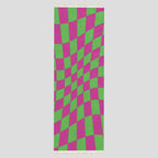 Pink & Green Checkerboard Runner 180x63cm