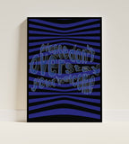 Please_dont_overstay_your_welcome_poster_in_black_frame