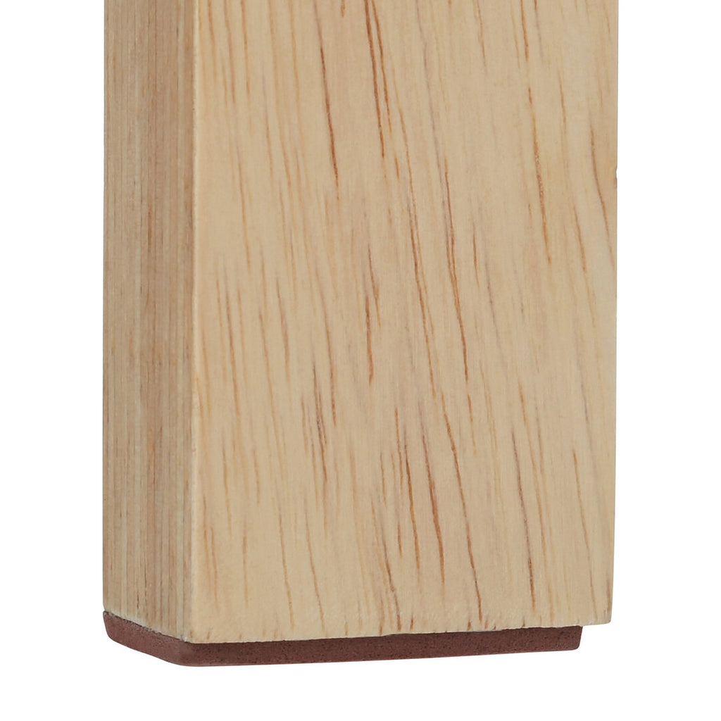 Four-legged Bent Rubber Wood Stool − stackable