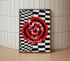 This is not for sale poster in wooden frame