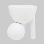 KEFINO WhiteBallSideTableCover