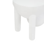 KEFINO White_Ball_Side_Table
